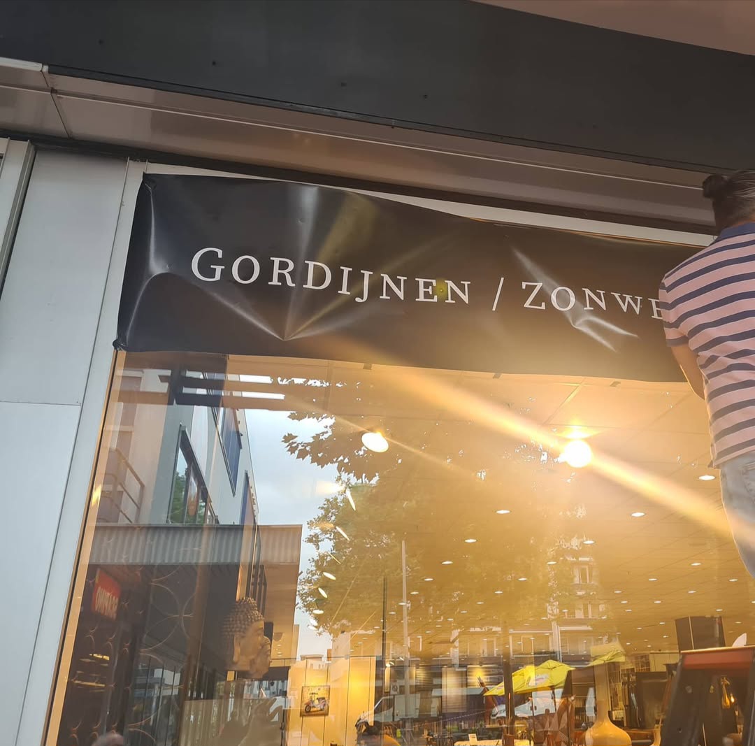 Gevelbranding winkelcentrum Nederland